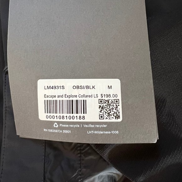 New Wilderness x Lululemon Escape & Explore Collared LS Jacket/Windbreak… - Picture 5 of 5